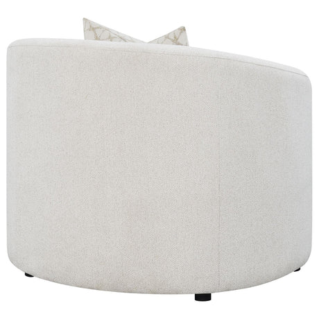 Rainn Latte Upholstered Tight Back Chair from Coaster - Luna Furniture