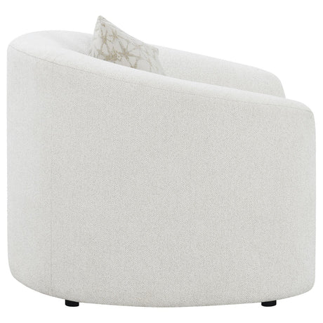 Rainn Latte Upholstered Tight Back Chair from Coaster - Luna Furniture