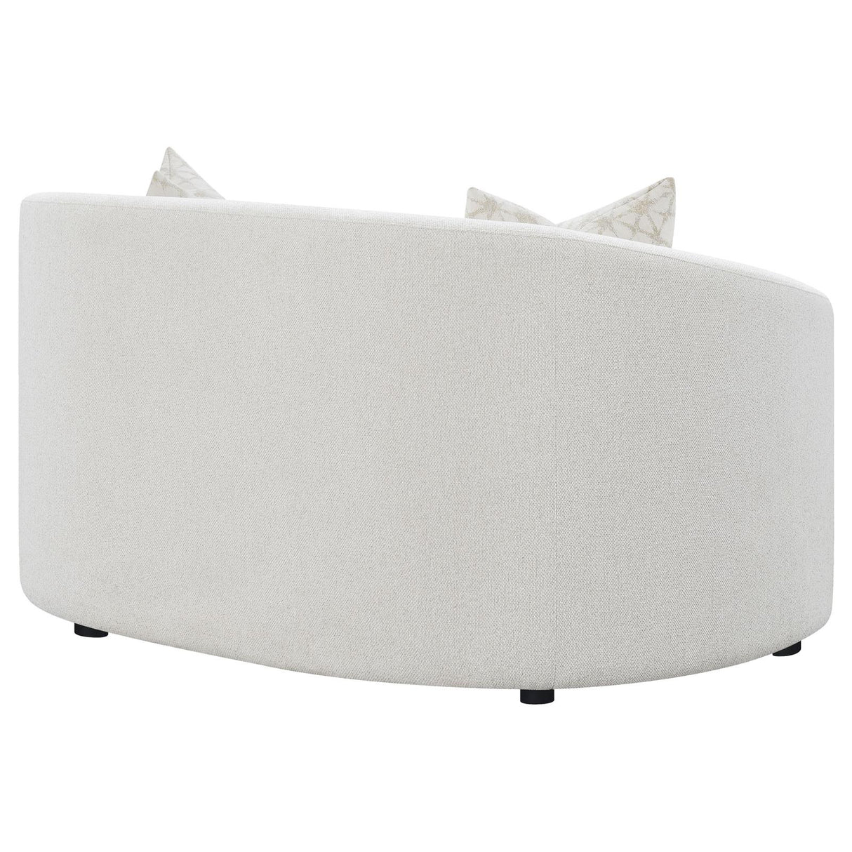 Rainn Latte Upholstered Tight Back Loveseat from Coaster - Luna Furniture