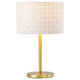 Ramiro Drum Shade Buffet Table Lamp Gold - 920304 - Luna Furniture