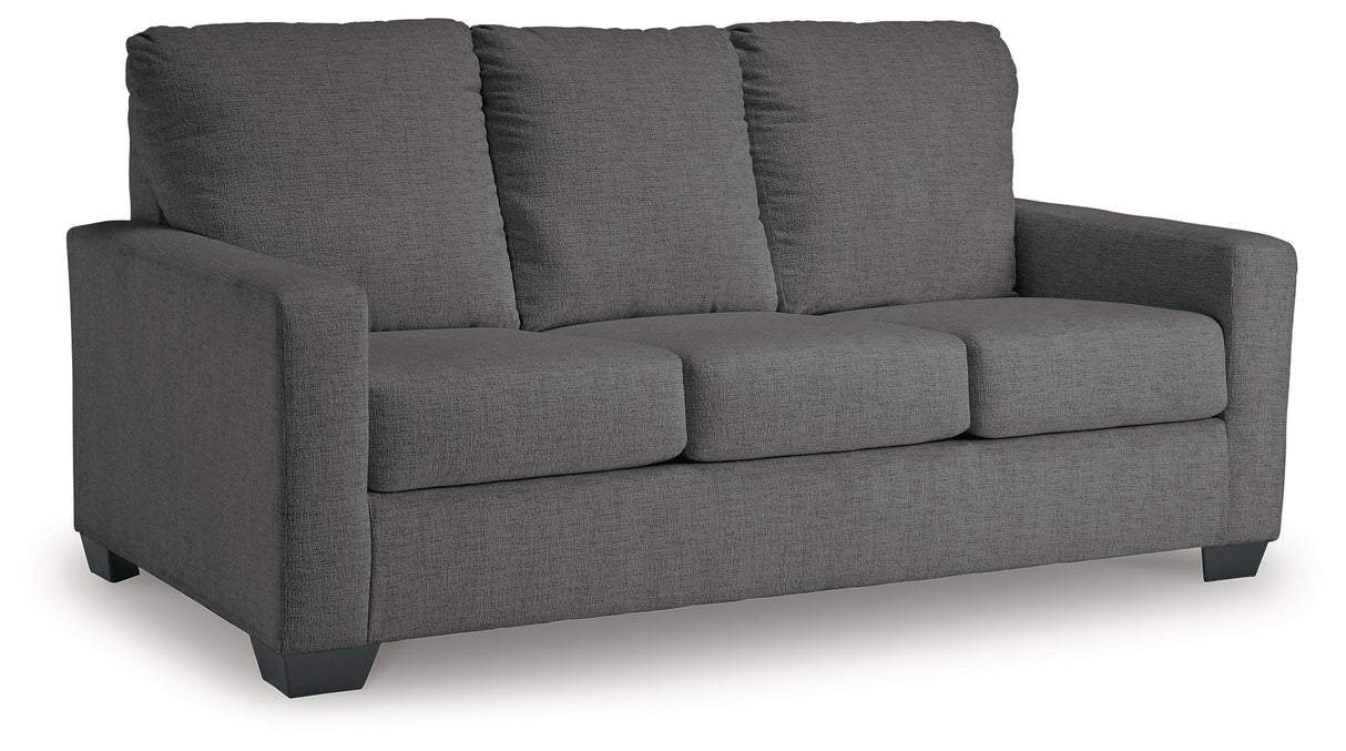 Rannis Pewter Full Sofa Sleeper from Ashley - Luna Furniture