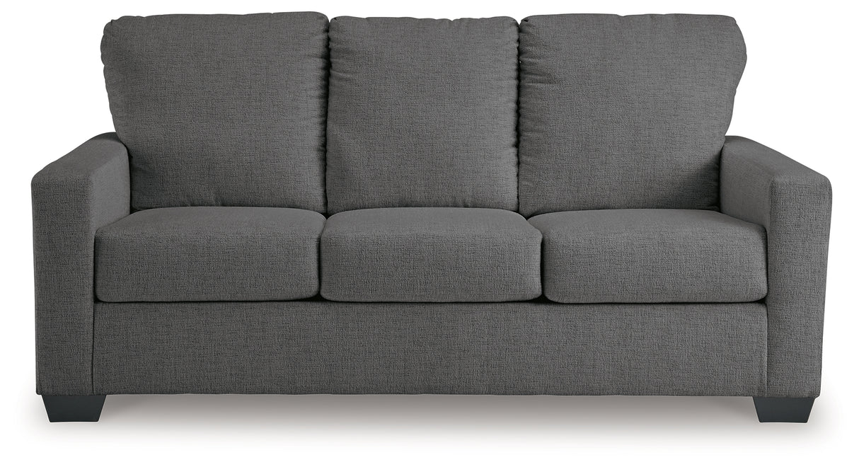 Rannis Pewter Full Sofa Sleeper from Ashley - Luna Furniture