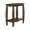 Raphael 1-shelf Chairside Table Cappuccino - 900994 - Luna Furniture