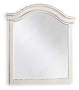 Realyn Chipped White Bedroom Mirror (Mirror Only) - B743-26 - Luna Furniture