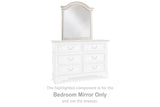 Realyn Chipped White Bedroom Mirror (Mirror Only) - B743-26 - Luna Furniture