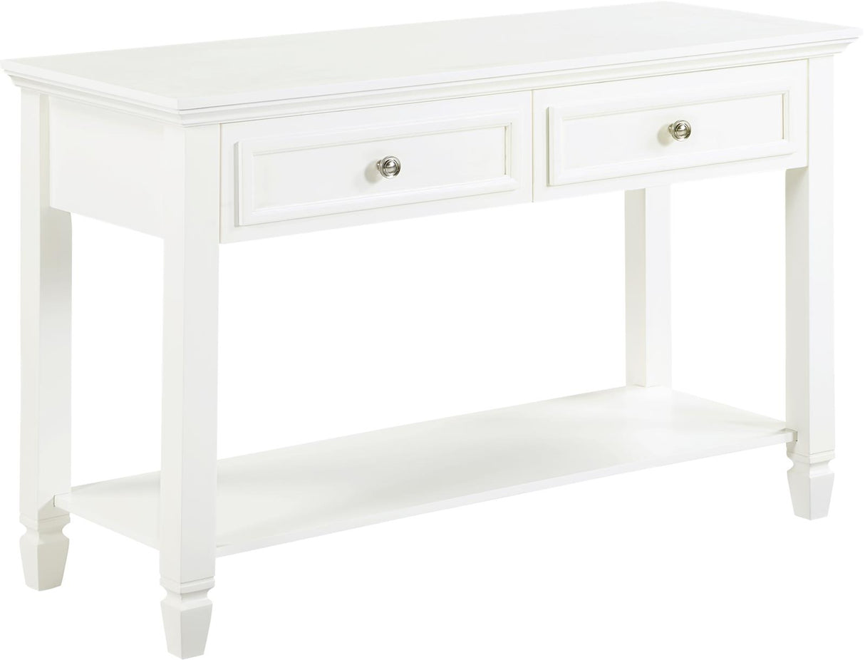 Rectangular Buttermilk 2-Drawer Sofa Table from Coaster - Luna Furniture