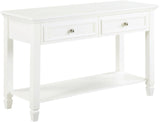 Rectangular 2-drawer Sofa Table Buttermilk - 753309 - Luna Furniture