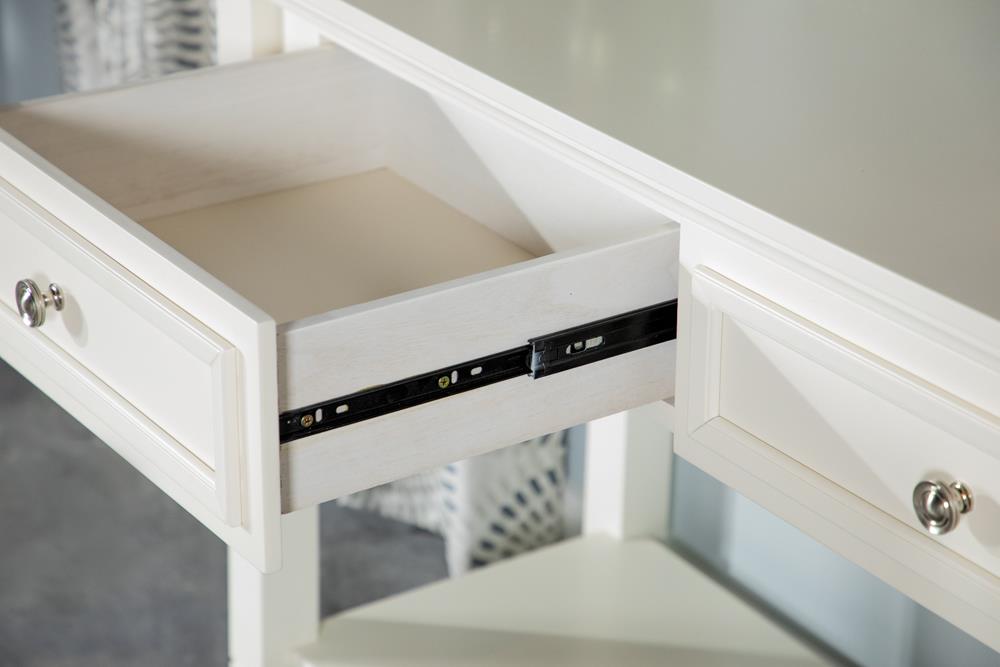 Rectangular Buttermilk 2-Drawer Sofa Table from Coaster - Luna Furniture