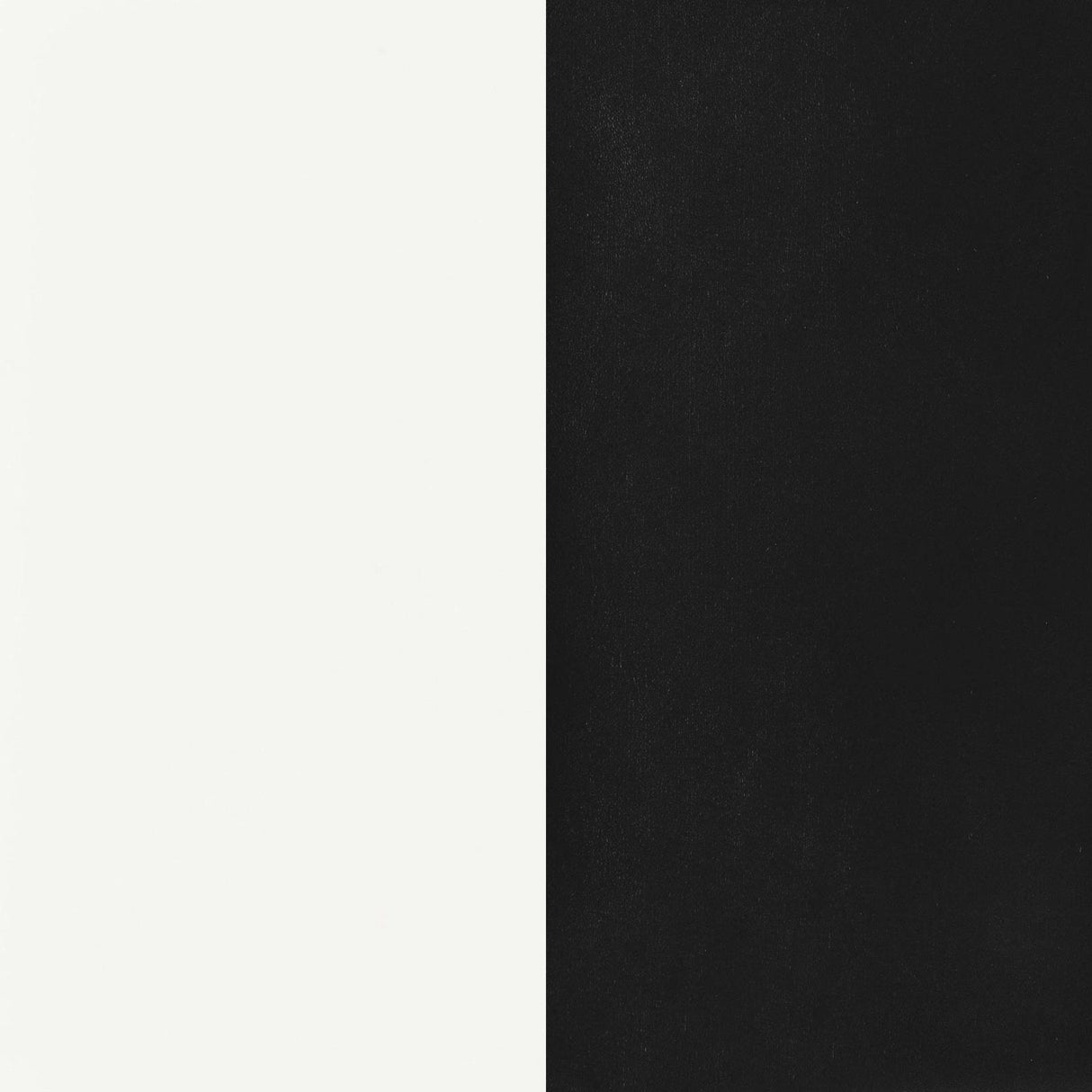 Retro Glossy White and Black 5-Piece Round Dining Set from Coaster - Luna Furniture