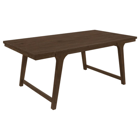 Reynolds 5-piece Rectangular Dining Table Set Brown Oak - 107591-S5 - Luna Furniture