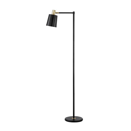 Rhapsody 1-light Floor Lamp with Horn Shade Black - 920080 - Luna Furniture