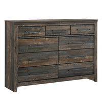 Ridgedale 9-drawer Dresser Weathered Dark Brown - 223483 - Luna Furniture