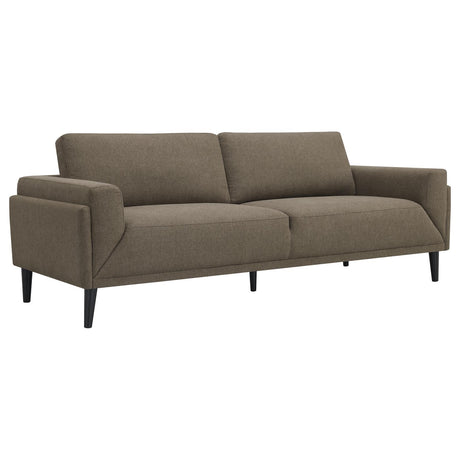 Rilynn 2-piece Upholstered Track Arms Sofa Set Brown - 509521-S2 - Luna Furniture