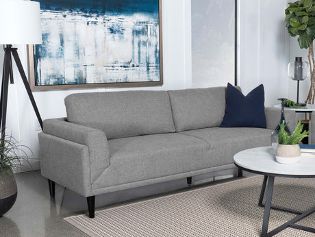 Rilynn Upholstered Track Arms Sofa Grey - 509524 - Luna Furniture