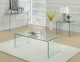 Ripley Rectangular Coffee Table Clear - 705328 - Luna Furniture