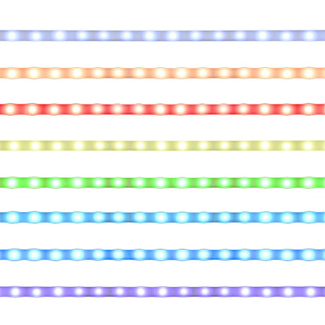 Risley White High Gloss 2-Door Circular LED Home Bar with Wine Storage from Coaster - Luna Furniture