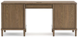 Roanhowe Brown 68" Home Office Desk - H769-21 - Luna Furniture
