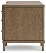 Roanhowe Brown 68" Home Office Desk - H769-21 - Luna Furniture