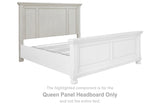 Robbinsdale Antique White Queen Panel Headboard from Ashley - Luna Furniture