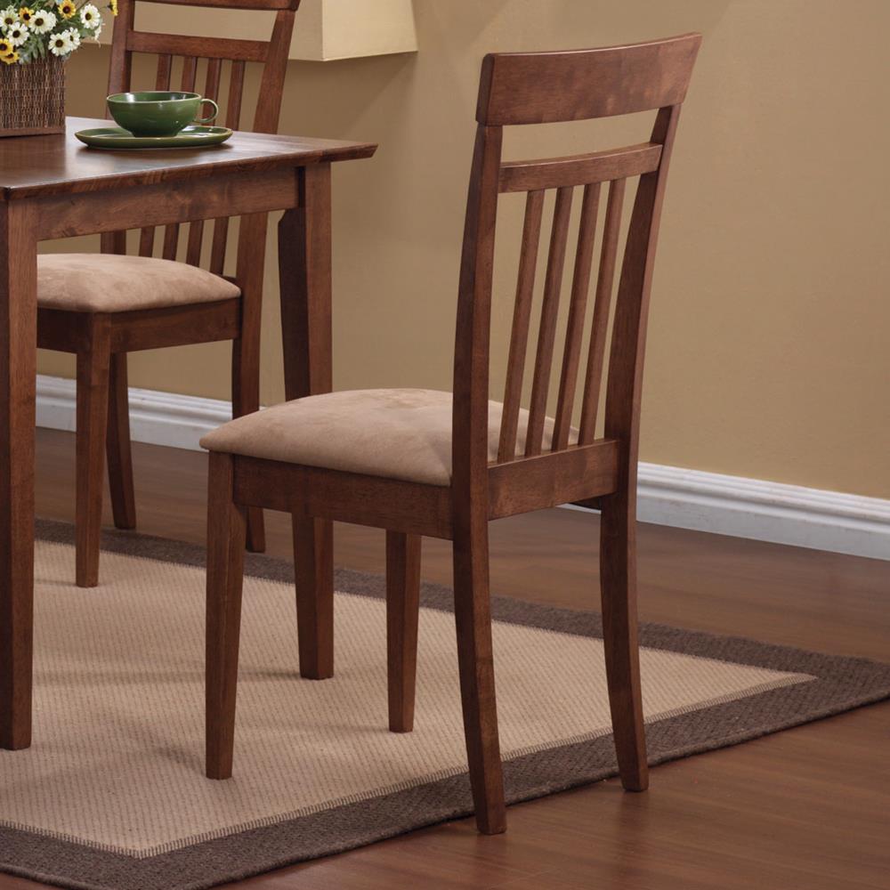Robles Chestnut and Tan 5-Piece Dining Set from Coaster - Luna Furniture