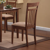 Robles Chestnut and Tan 5-Piece Dining Set from Coaster - Luna Furniture