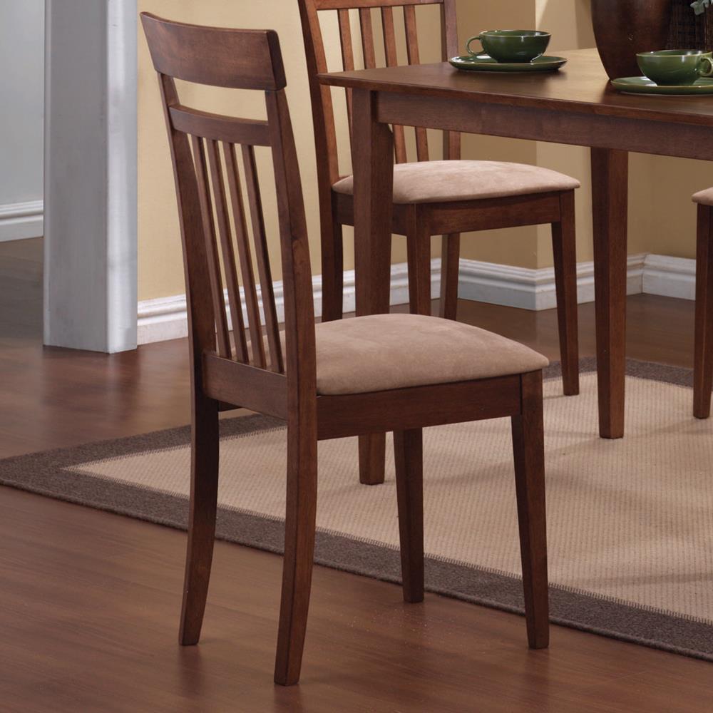 Robles Chestnut and Tan 5-Piece Dining Set from Coaster - Luna Furniture