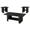 Rodez 3-piece Occasional Table Set Black Oak - 700345 - Luna Furniture