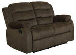 Rodman Pillow Top Arm Motion Loveseat Olive Brown - 601882 - Luna Furniture