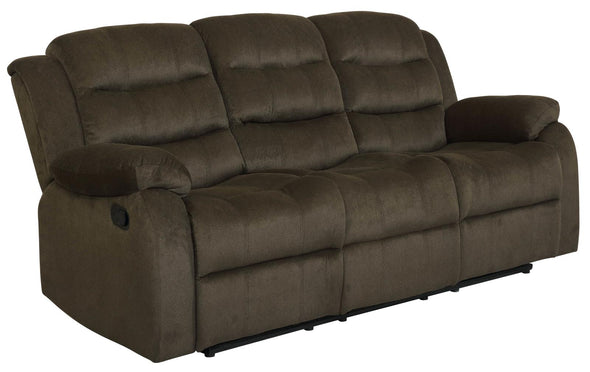 Rodman Pillow Top Arm Motion Sofa Olive Brown - 601881 - Luna Furniture
