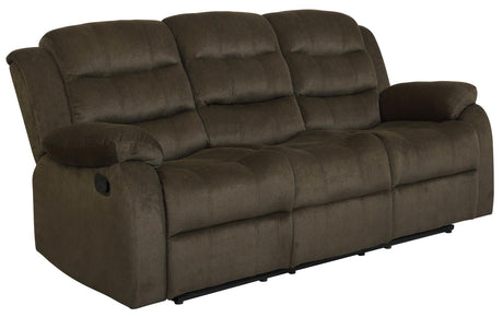 Rodman Upholstered Tufted Living Room Set Olive Brown - 601881-S3 - Luna Furniture