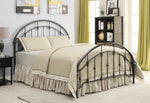 Rowan Eastern King Bed Dark Bronze - 300407KE - Luna Furniture