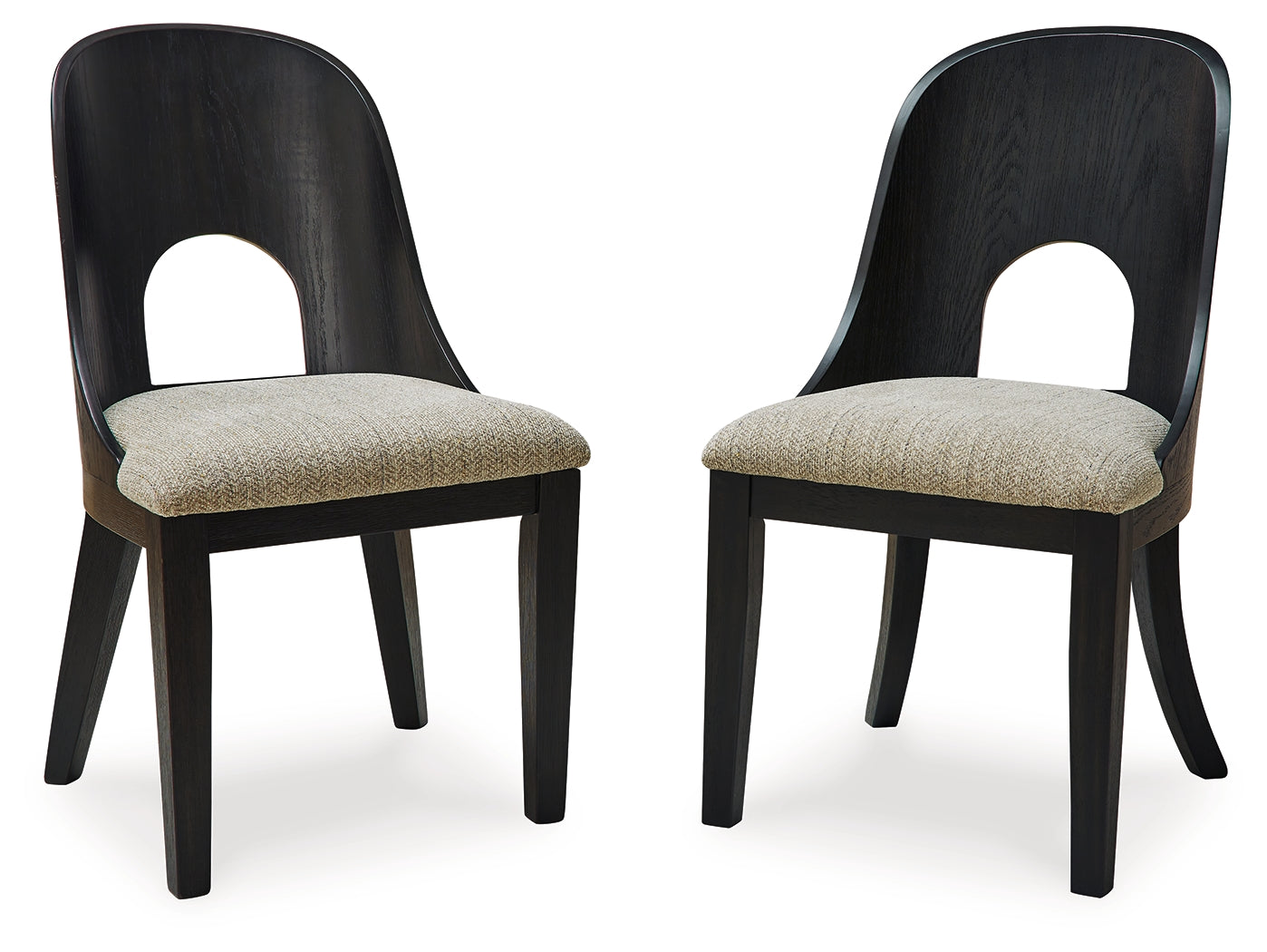 Rowanbeck Black Dining Chair, Set of 2 from Ashley - Luna Furniture