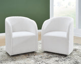 Rowanbeck Ivory Dining Chair, Set of 2 from Ashley - Luna Furniture