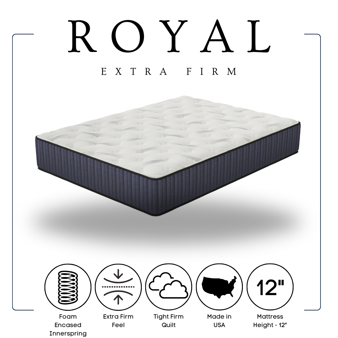 Royal Comfort Firm 12" Hybrid Queen Mattress from Happy Homes - Luna Furniture