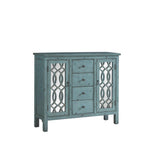 Rue 4-drawer Accent Cabinet Antique Blue - 950736 - Luna Furniture