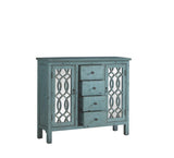 Rue Antique Blue 4-Drawer Accent Cabinet from Coaster - Luna Furniture