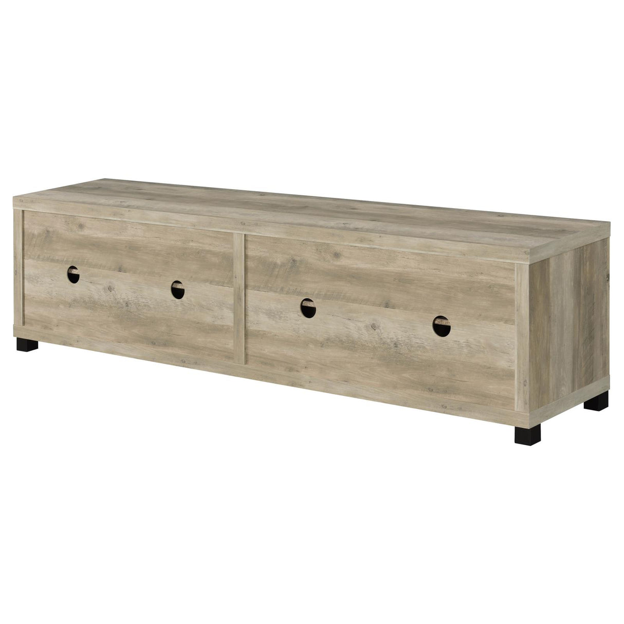 Sachin Rectangular TV Console with Glass Doors from Coaster - Luna Furniture