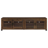Sachin Rectangular TV Console with Glass Doors from Coaster - Luna Furniture