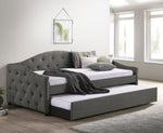 Sadie Upholstered Twin Daybed with Trundle - 300638 - Luna Furniture