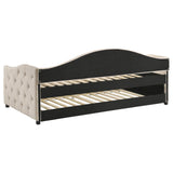 Sadie Upholstered Twin Daybed with Trundle - 300639 - Luna Furniture