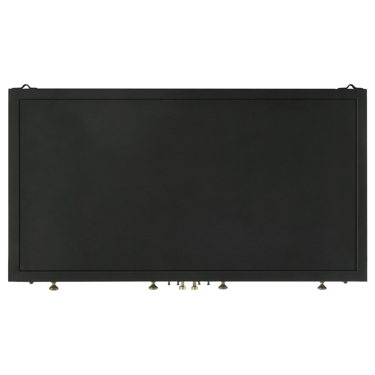 Sadler 2-drawer Accent Cabinet with Glass Doors Black - 951761 - Luna Furniture