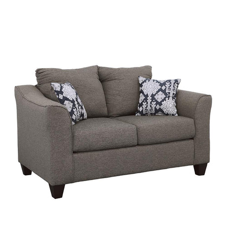 Salizar Gray Flared Arm Loveseat from Coaster - Luna Furniture