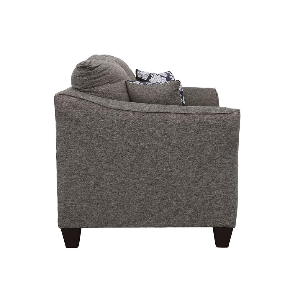 Salizar Gray Flared Arm Loveseat from Coaster - Luna Furniture