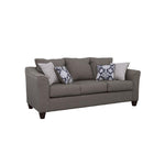 Salizar Flared Arm Sofa Grey - 506021 - Luna Furniture