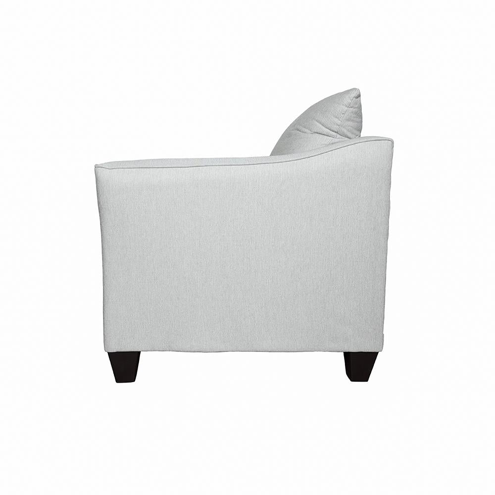 Salizar Gray Mist Upholstered Track Arm Fabric Accent Chair from Coaster - Luna Furniture