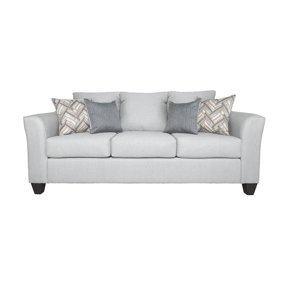 Salizar Gray Mist Upholstered Track Arm Fabric Sofa from Coaster - Luna Furniture