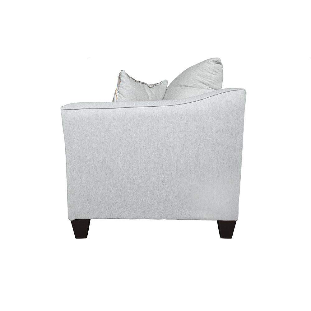 Salizar Gray Mist Upholstered Track Arm Fabric Sofa from Coaster - Luna Furniture