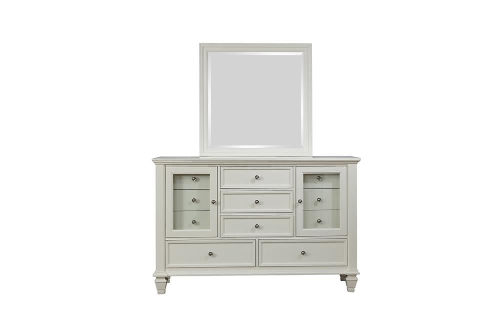 Sandy Beach 11-drawer Rectangular Dresser White - 201303 - Luna Furniture