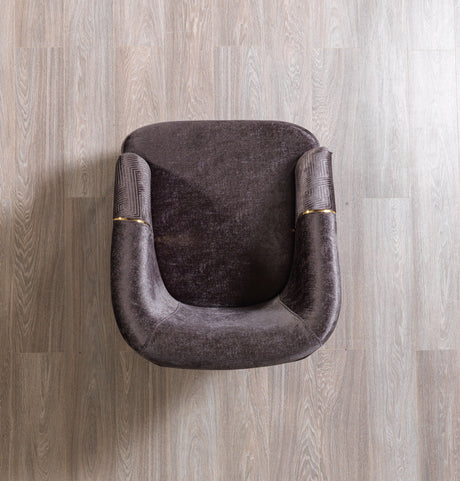 Santana Smoke Velvet Chair from Nova Furniture - Luna Furniture