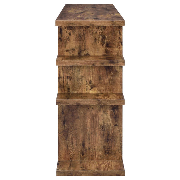 Santos 3-tier Bookcase Antique Nutmeg - 801848 - Luna Furniture